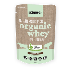 Proganics Organic Whey Protein Powder | Chocolate